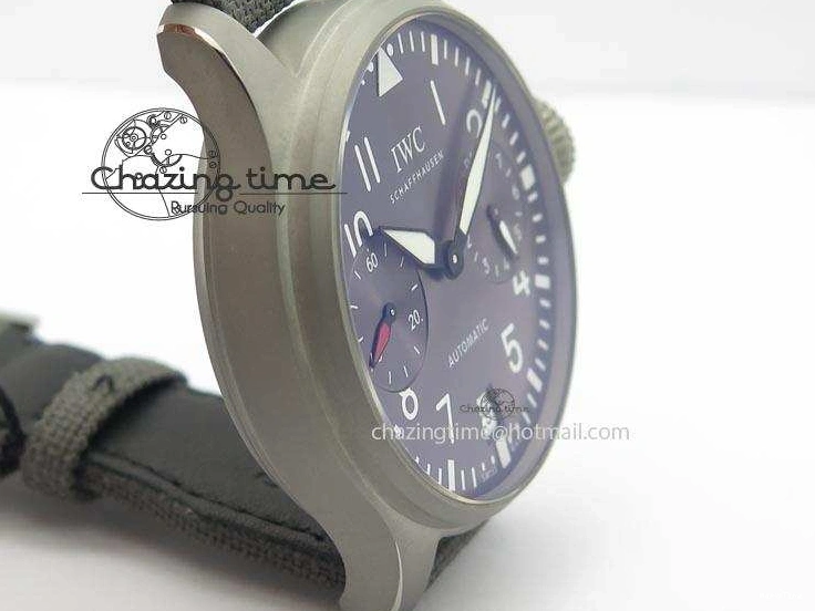 MIROTIME 0329 SunProtective Big Pilot Real PR IW500910 “Patrouille Suisse” ZF 1:1 Best Edition On Gray Nylon Strap 7278
